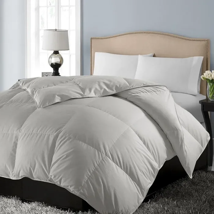 Blue Ridge Home Fashions 1000 TC Pima Cotton Cover Down Alternative Comforter – Grey