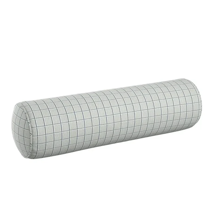 Bolster Pillow in Check With Me – Feather