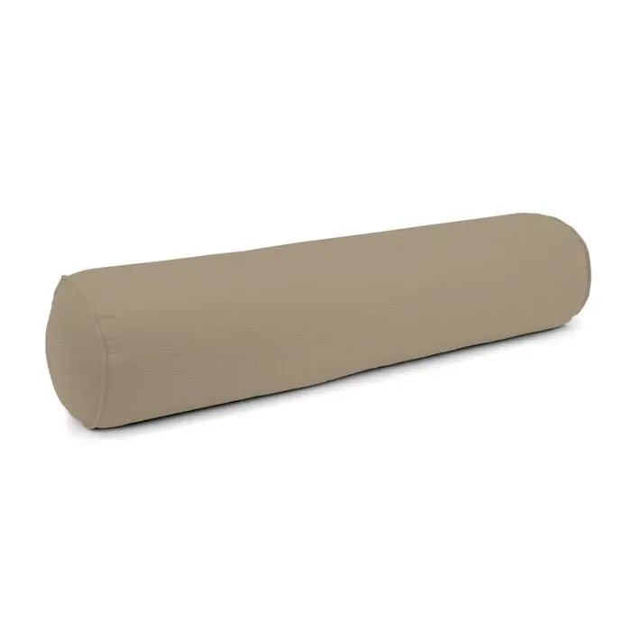 Bolster Pillow in Lush Linen – Mink
