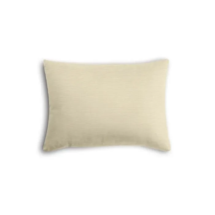 Boudoir Pillow in Sunbrella® Canvas – Vellum