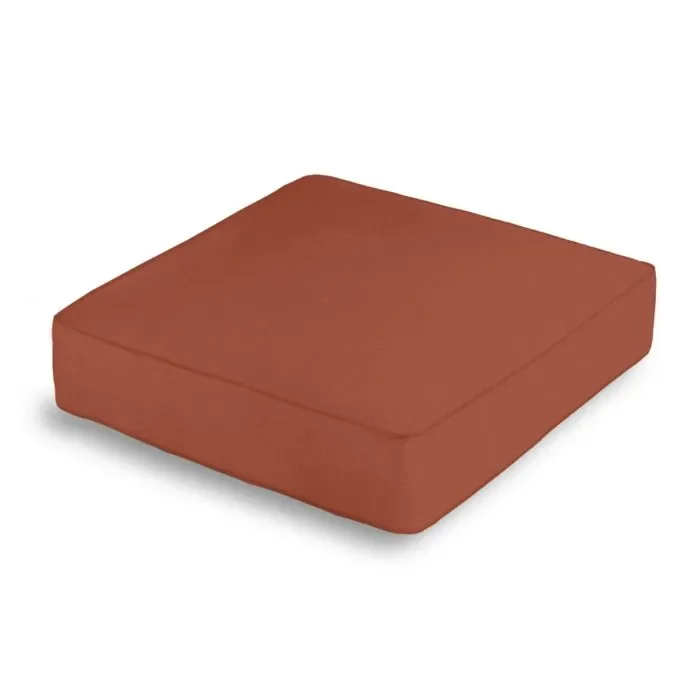 Box Floor Pillow in Classic Linen – Canyon