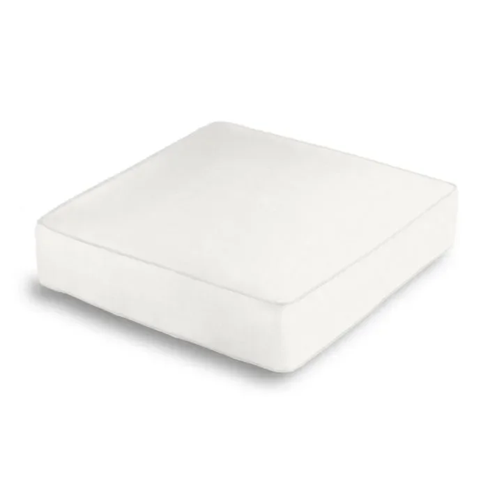 Box Floor Pillow in Classic Linen – Cloud