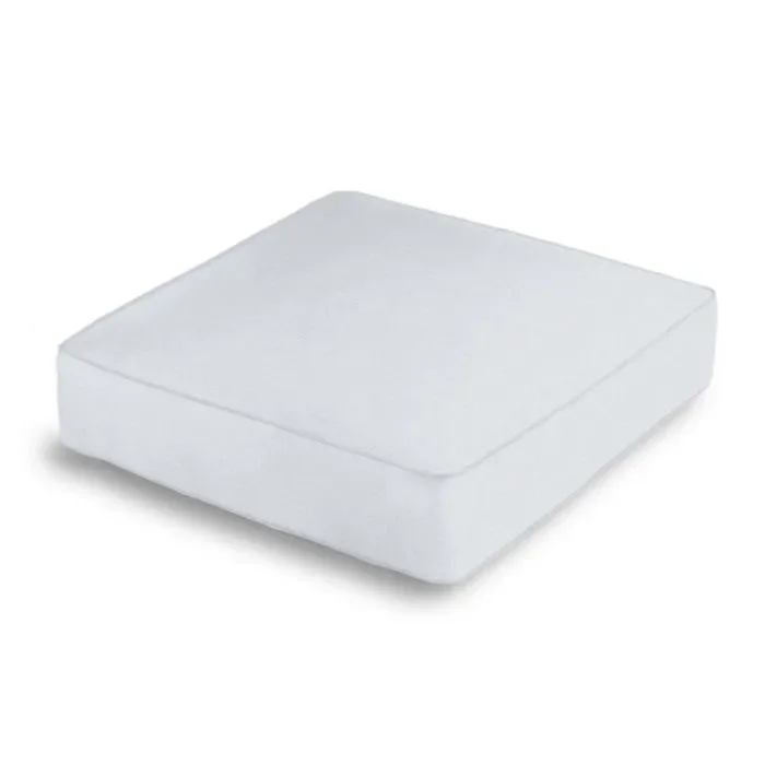 Box Floor Pillow in Classic Linen – Opal