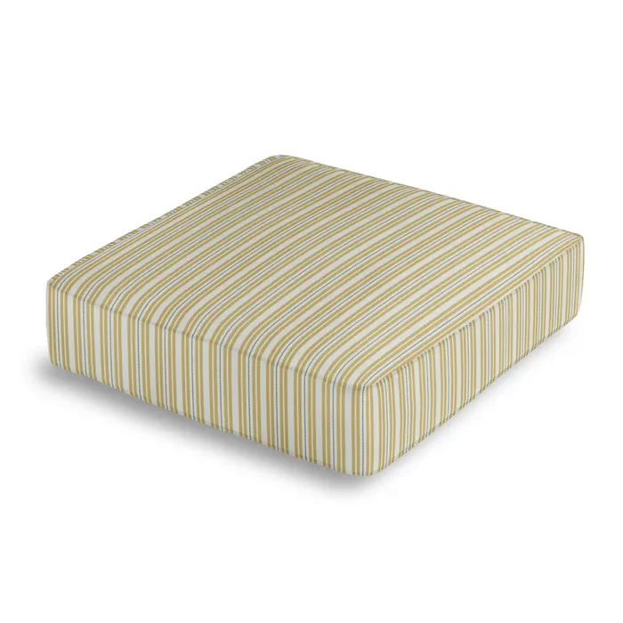 Box Floor Pillow in Murali – Yellow