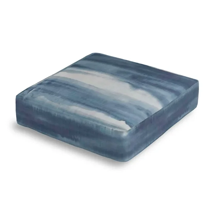 Box Floor Pillow in Up In The Sky – Blue