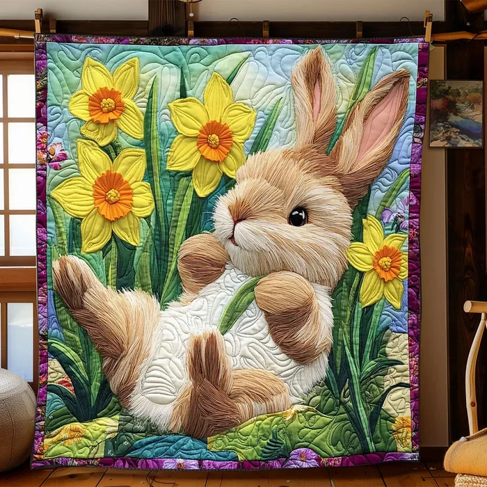 Bunny Blossom Grove WJ2307011CL Quilt