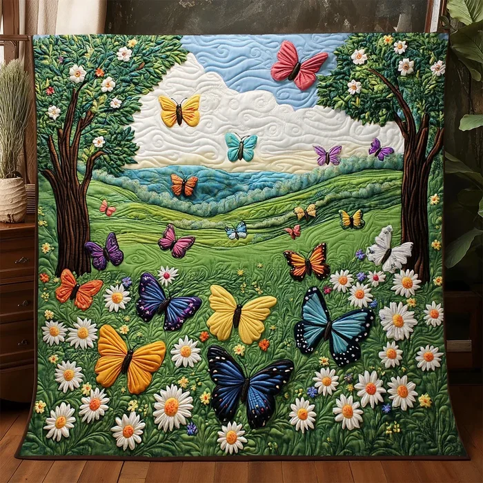 Butterfly Garden WJ2805001CL Quilt