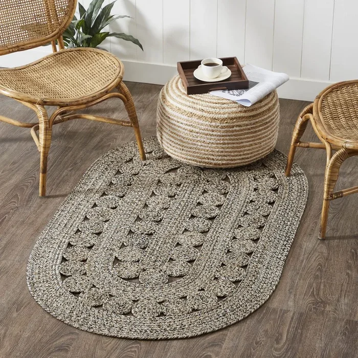 Celeste Blended Pebble Indoor/Outdoor Rug Oval 36×60