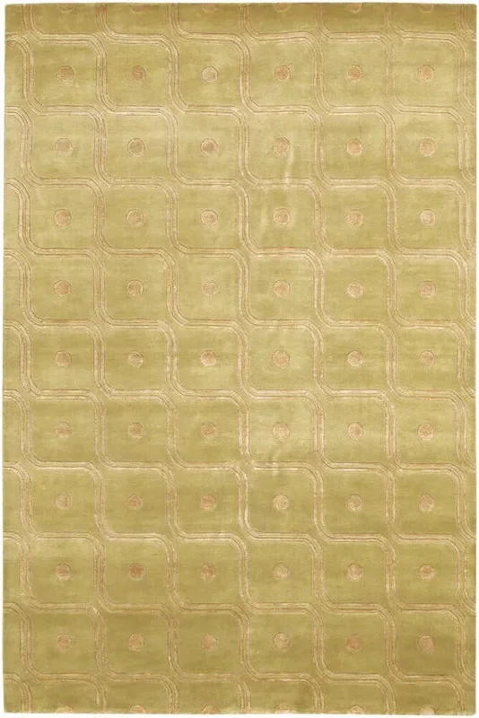 Chandra Aadi Aad1323 Green / Brown Rugs