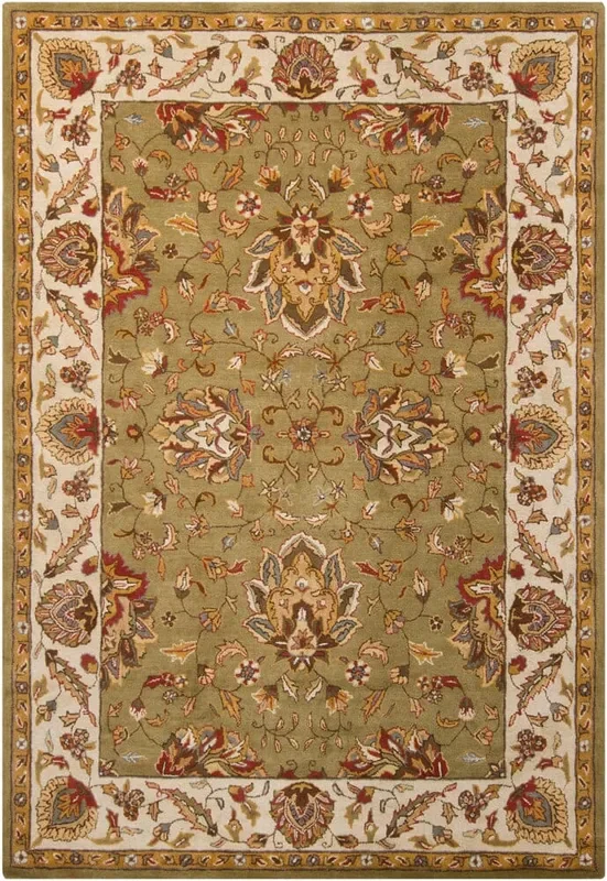 Chandra Bajrang Baj-8003 Green Rugs