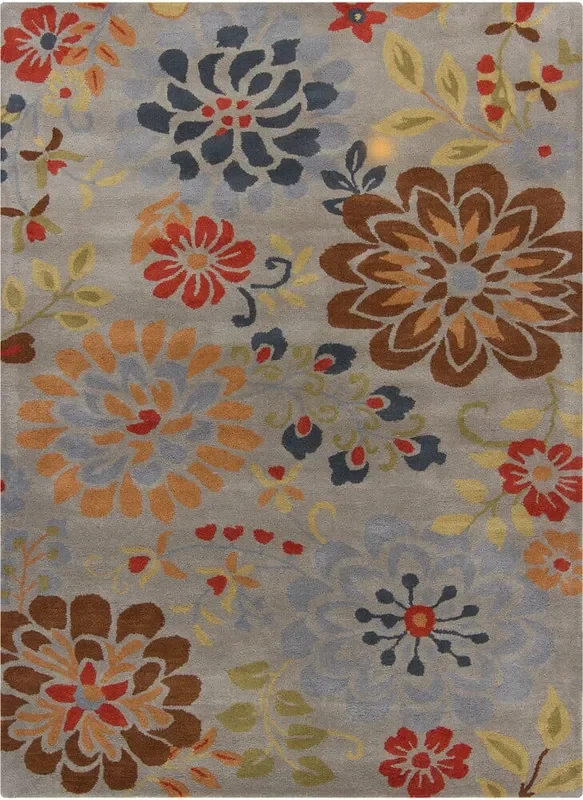 Chandra Bajrang Baj8043 Grey / Multi Rugs