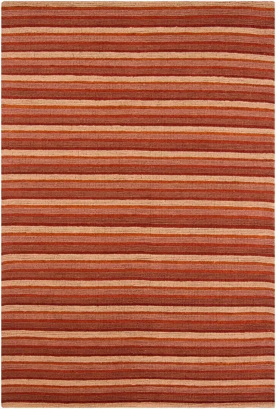 Chandra Beacon Bea1205 Orange / Rust / Brick Red / Peach Rugs