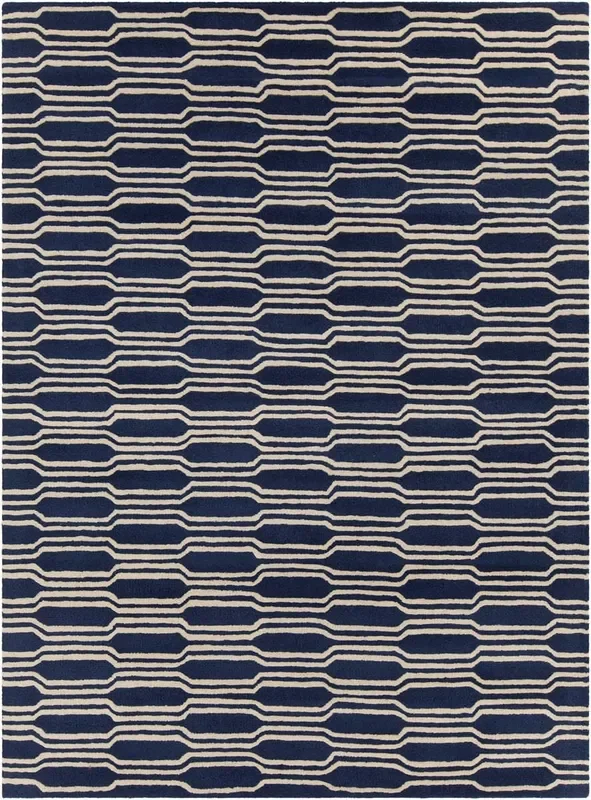 Chandra Davin Dav-25853 Blue / Cream Rugs