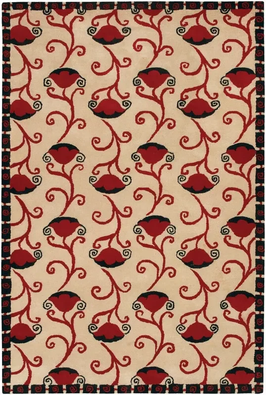 Chandra Janelle Style jan-2637 Burgundy Rugs