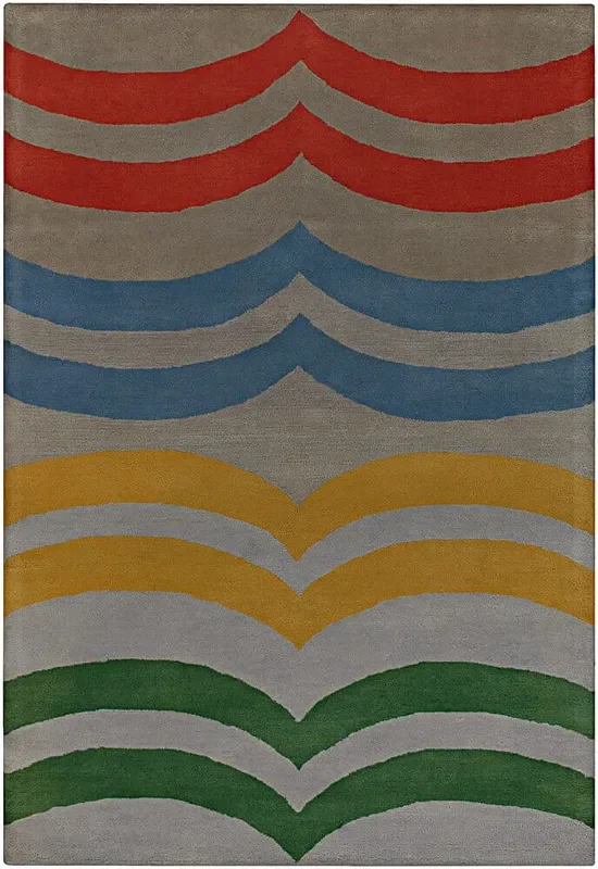 Chandra Lepley Lep2900 Grey / Yellow / Red / Blue / Green Rugs