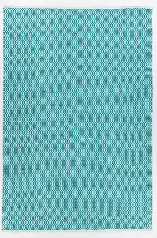 Chandra Tanya Tan-45932 Teal / White Rugs