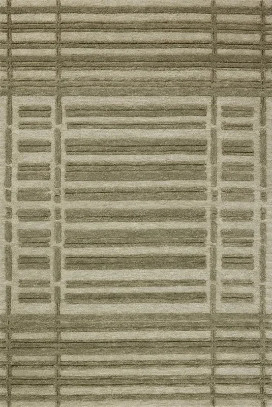 Chris Loves Julia x Loloi Bradley Brl-07 Sage/Olive Rug
