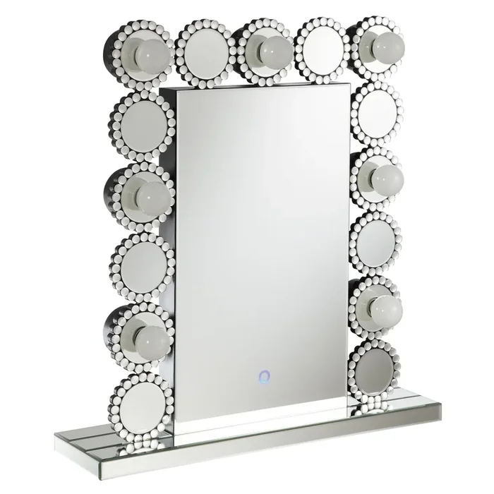 Coaster Furniture Aghes 961624 Vanity Mirror with Lighting – Silver