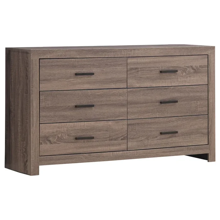 Coaster Furniture Brantford 207043 6-Drawer Dresser – Barrel Oak