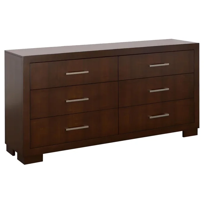 Coaster Furniture Jessica 200713 6-Drawer Dresser – Cappuccino