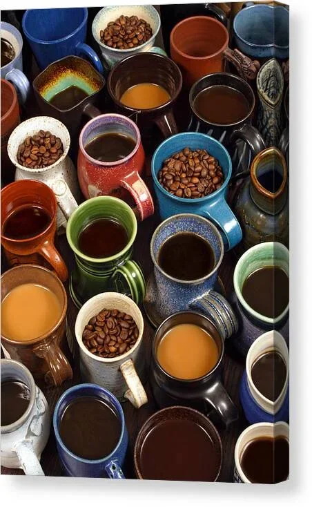 Coffee mugs Canvas Print