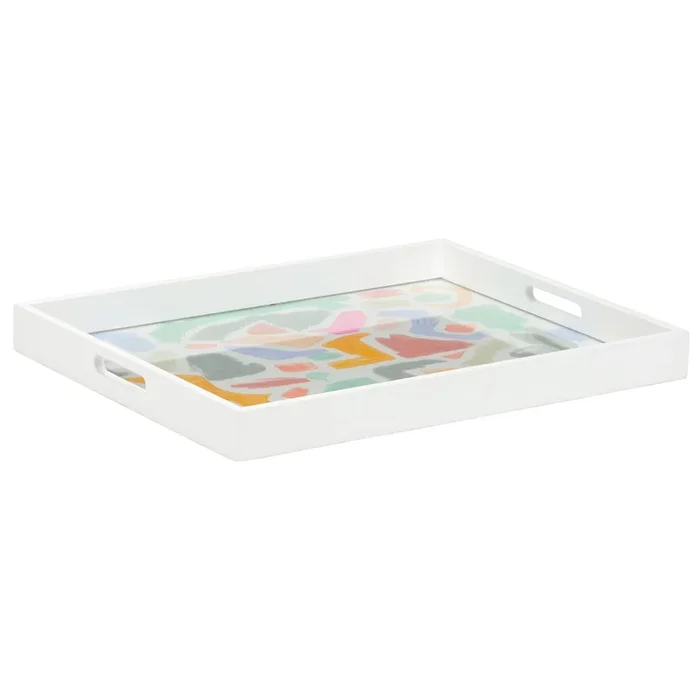 Colorburst Tray with Cut-Out Handles