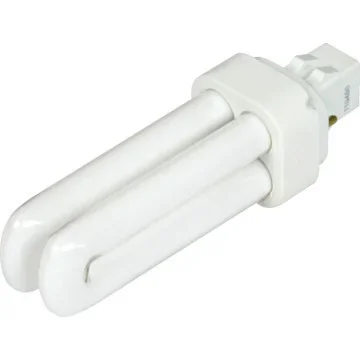 Compact Fluorescent Bulb Value Light 13W Quad 4100K 2-Pin Base 10pk