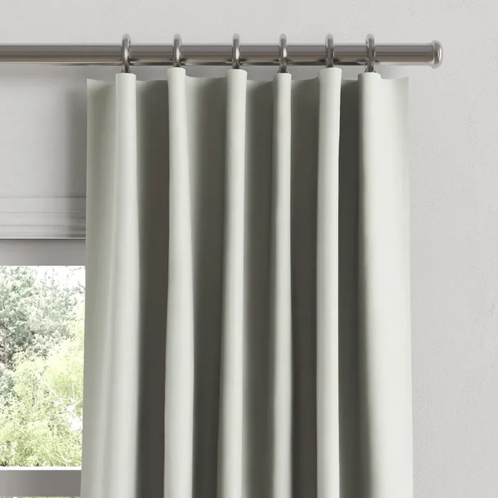 Convertible Drapery in Classic Linen – Silver