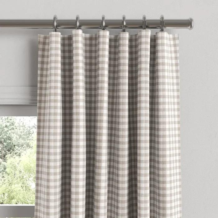 Convertible Drapery in Gingham – Hay