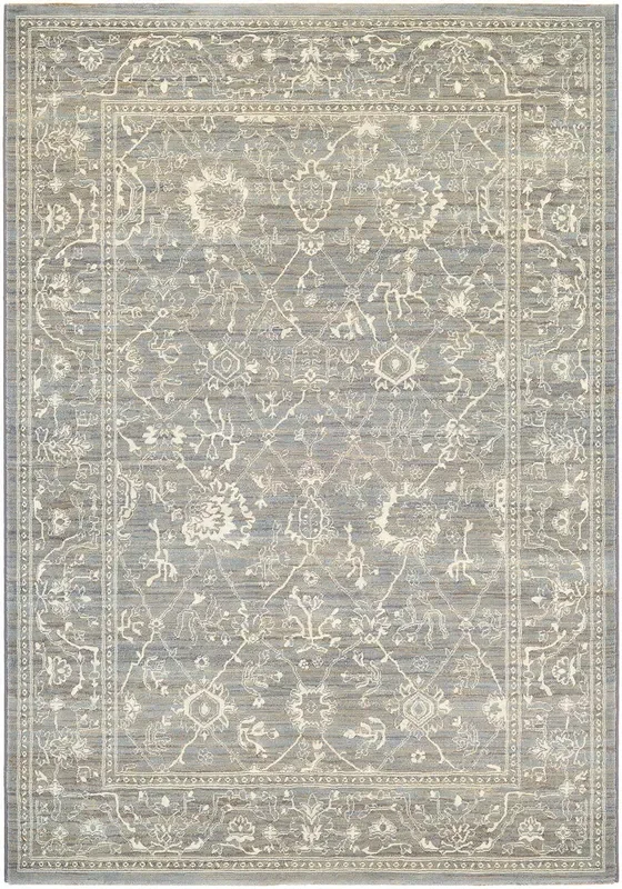 Couristan Everest Persian Arabq 6340/6323 Charcoal / Ivory Rugs