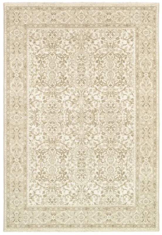 Couristan Marina St Tropez 8960/0100 Champagne / Pearl Rugs