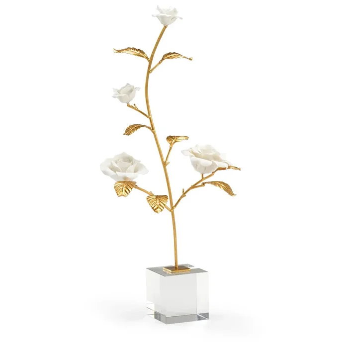 “Crystal Rose Garden” – An Antique-inspired Luxury Accent