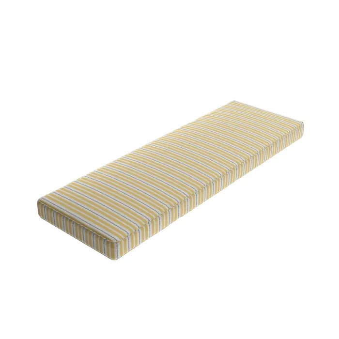 Custom Bench Cushion in Murali Yellow