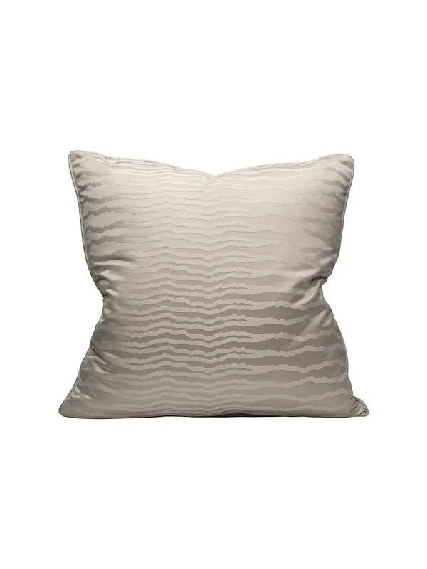 Desert Mirage Throw Pillow for Couch, Platinum