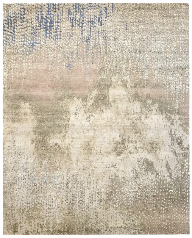 Dewdrop Handwoven Contemporary Rug, J69963