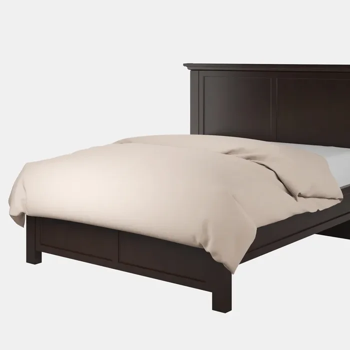 Duvet Cover in Slubby Linen – Cashmere