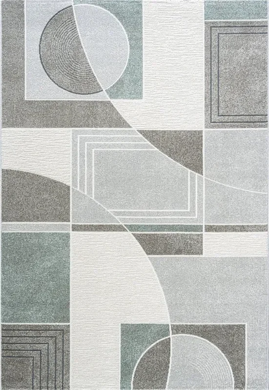 Dynamic Rugs Polaris 46012 Ivory/Grey/Gold Rugs