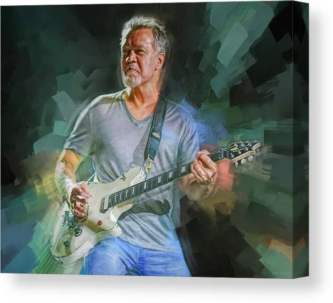 Eddie Van Halen Guitarist Canvas Print