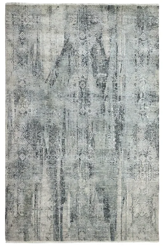 Erased Handwoven Transitional Rug, J68053