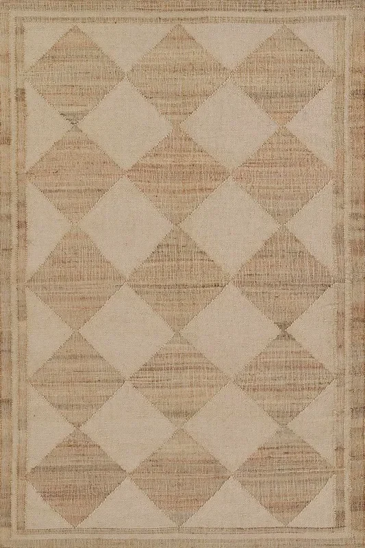Erin Gates by Momeni Orchard Diamond Jute Area Rug In Ivory