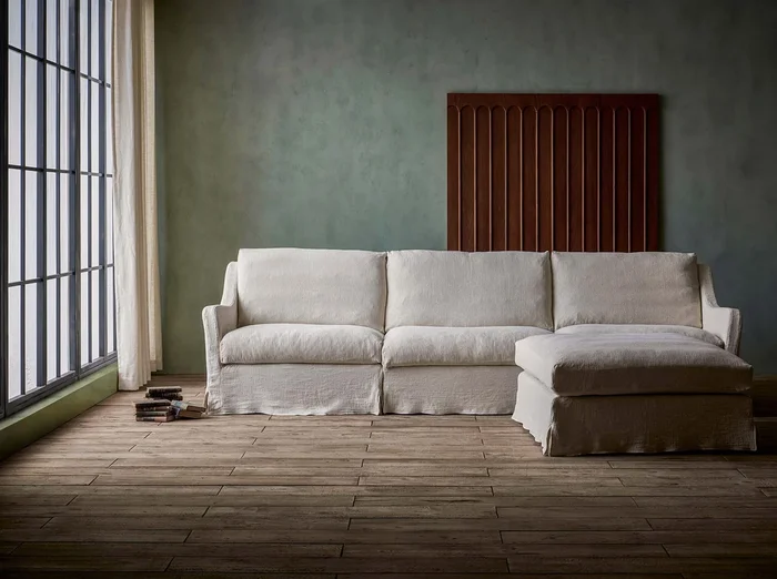 Esmé Chaise Sectional Slipcover Only