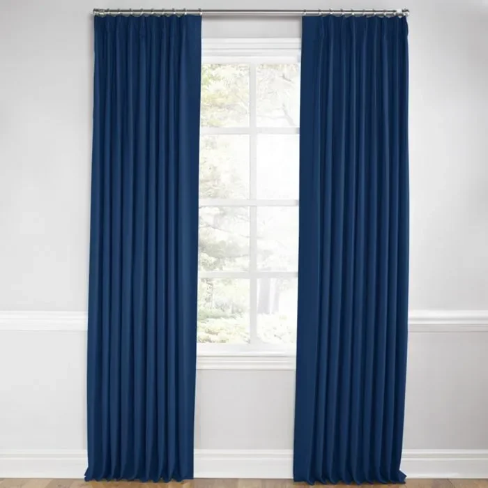 Euro Pleat Drapery in Classic Linen – Patriot