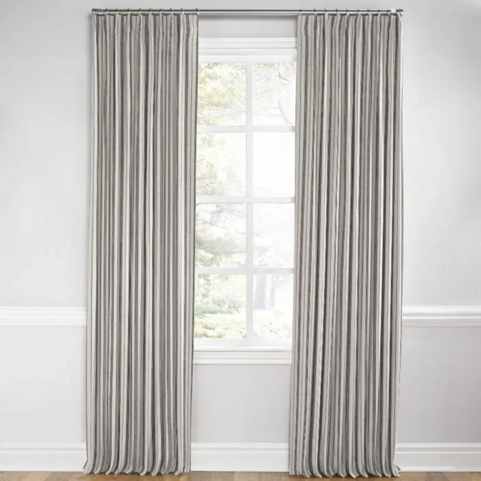 Euro Pleat Drapery in Farm To Table – Ash
