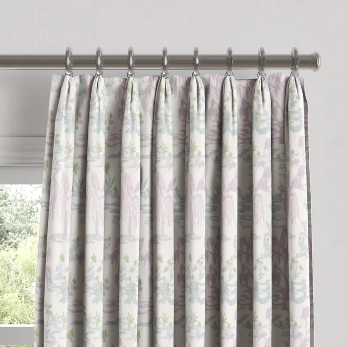 Euro Pleat Drapery in Meadow – Lavender