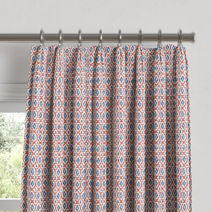 Euro Pleat Drapery in Positive Print – Americana