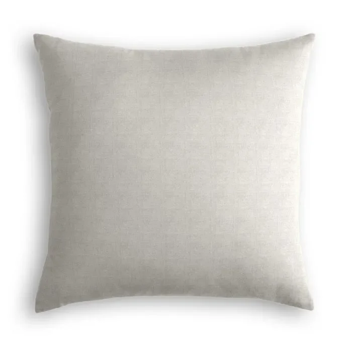 Euro Sham in Classic Linen – Heathered Dove