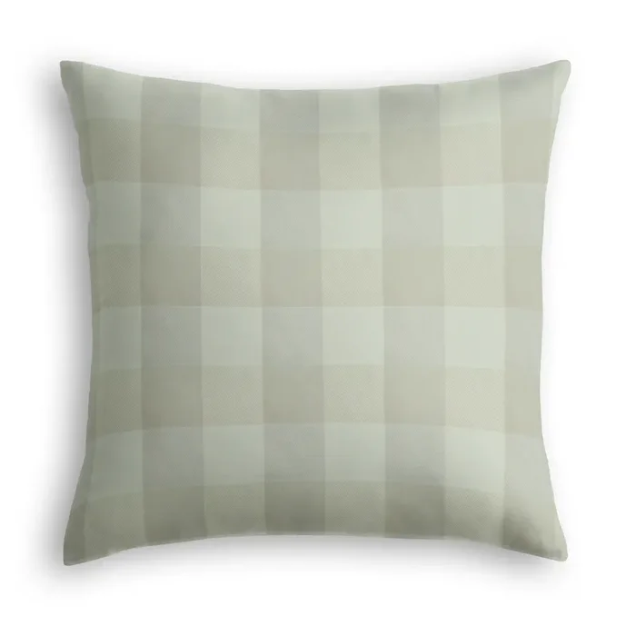Euro Sham in Foxy Plaid – Dune