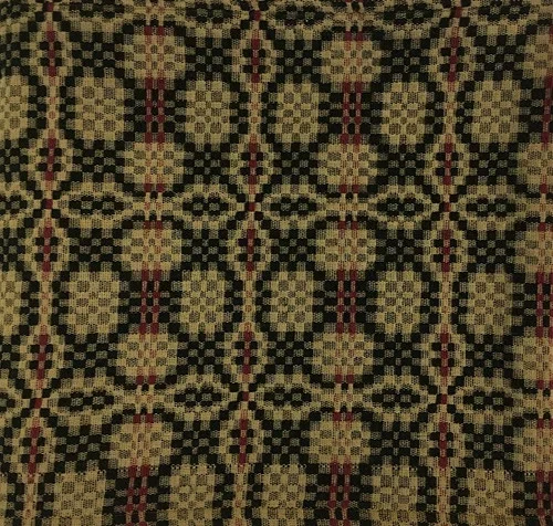 Fabric Table Runner – Patriot Knot – Black Tan and Red
