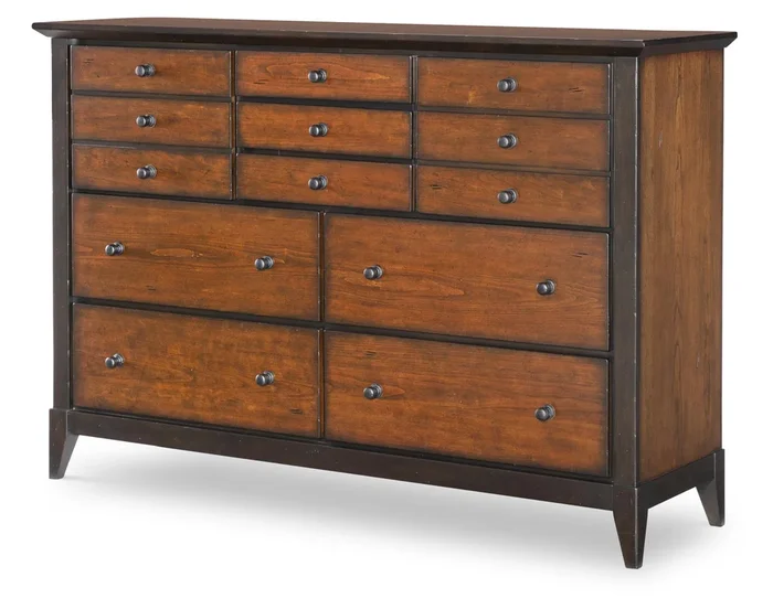 Fenmore – Dresser – Mocha And Distressed Cherry