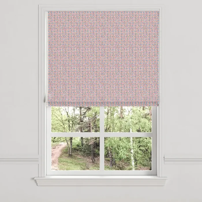 Flat Roman Shade in Positive Print – Americana